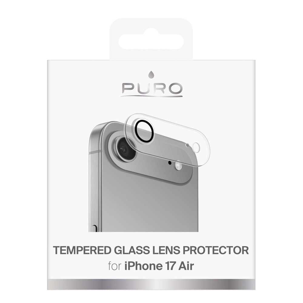 Puro Camera Standard hærdet glas til iPhone 17 Air til kamera øen og objektiv