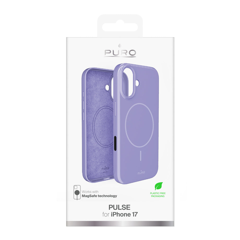 Puro Pulse iPhone 17 polycarbonate protective case - pink