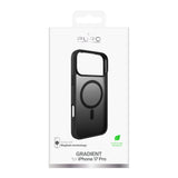 Puro Gradient TPU MagSafe Kompatibel Case til iPhone 17 Pro - sort