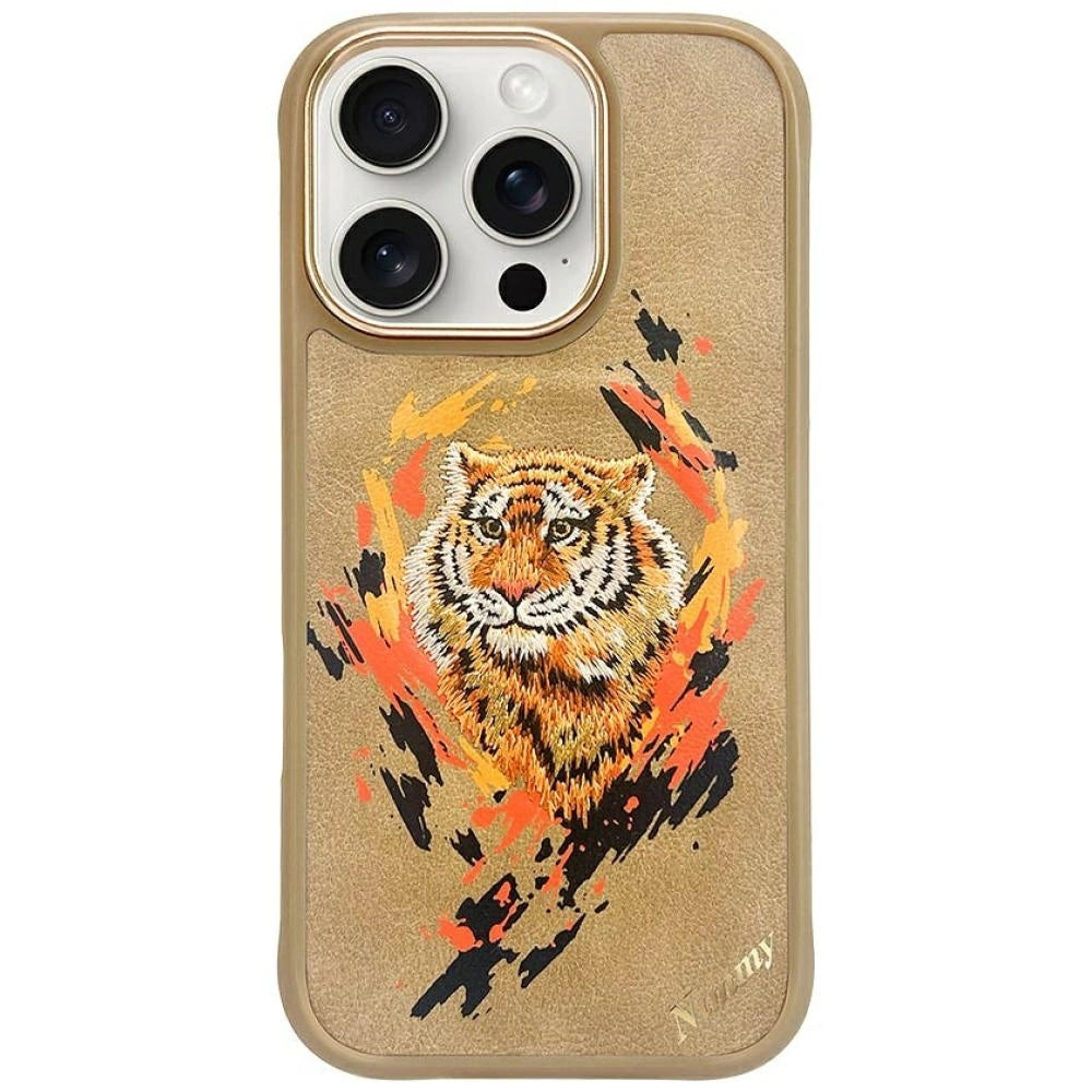 Nimmy Tiger MagSafe-fodral til iPhone 16 Pro Max - brun
