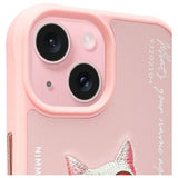 Nimmy Briller Cool Cat iPhone 15 Case - Pink