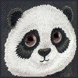 Nimmy Big Eyed Pet 2.0 Panda fodtøj til iPhone 15 Pro - sort