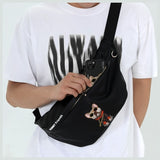 Nimmy Crossbody Briller Cool Dog Skuldertaske - Grøn