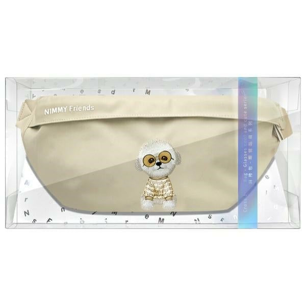 Nimmy Crossbody Briller Cool Dog Skuldertaske - Grøn