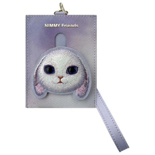 Nimmy Big Eyed Pet 2.0 Rabbit Wallet Card Holder - lilla