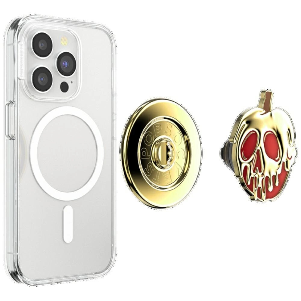 Popsockets Round Disney Enamel Poison Apple MagSafe Holder og Telefon Stand