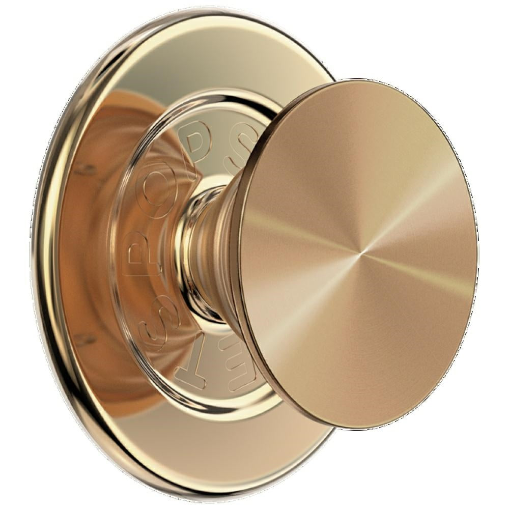 Popsockets Rund Radial Gold Aluminium MagSafe Holder og Telefon Stativ
