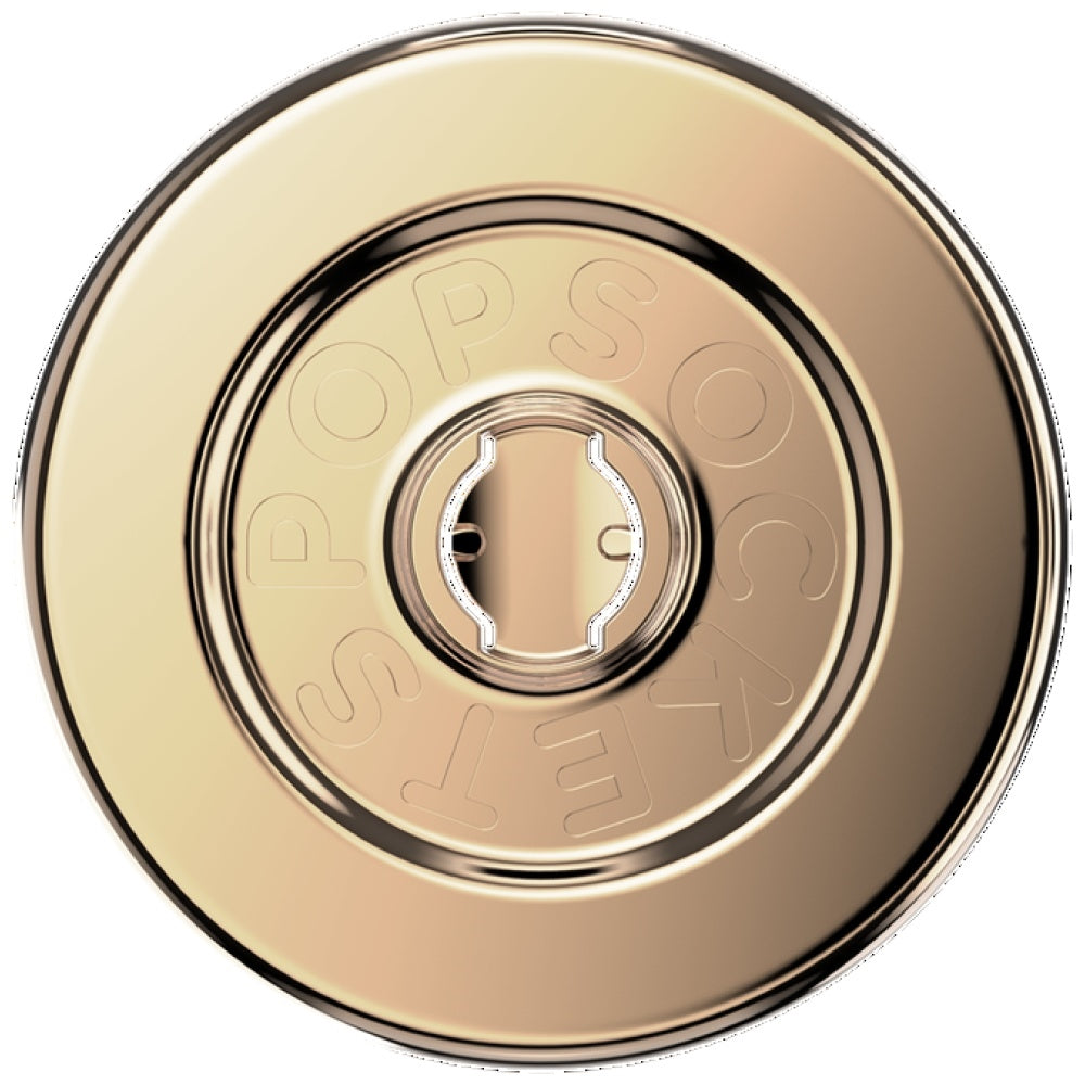 Popsockets Rund Radial Gold Aluminium MagSafe Holder og Telefon Stativ