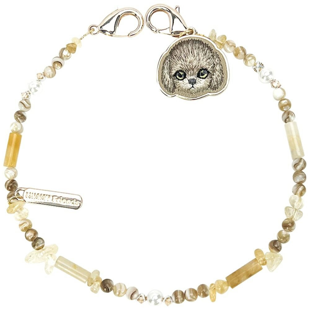 Nimmy Magnetisk Håndbinde Taske Charm - Brunt