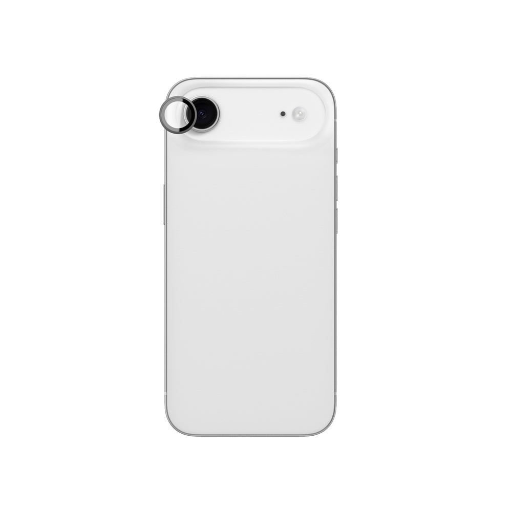 AmazingThing Lens Glass til iPhone 17 Air med sort aluminiumsramme