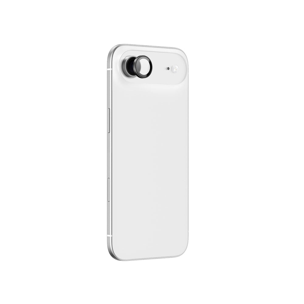 AmazingThing Lens Glass til iPhone 17 Air med sort aluminiumsramme