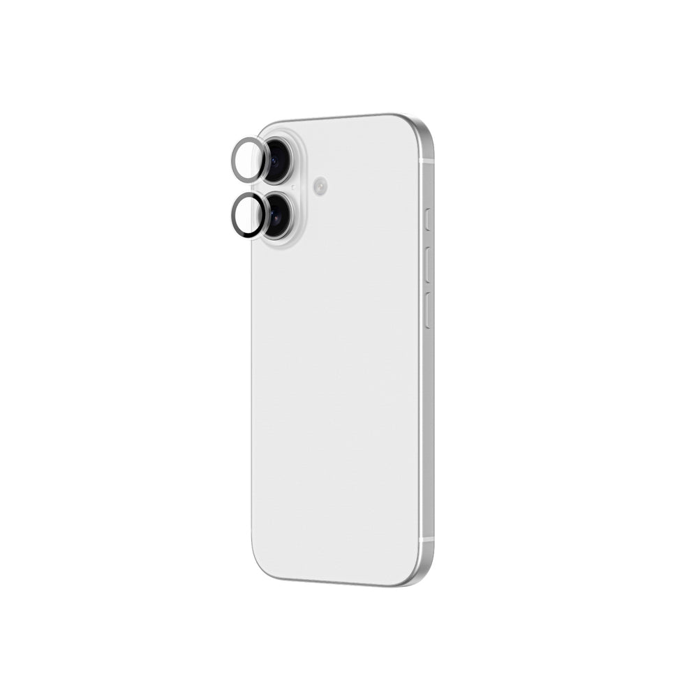 AmazingThing Lens Glass til iPhone 17 med sort aluminiumsramme