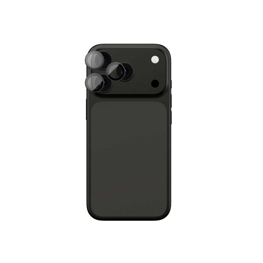 AmazingThing Sapphire Camera Glass til iPhone 17 Pro / Pro Max - med grå ramme