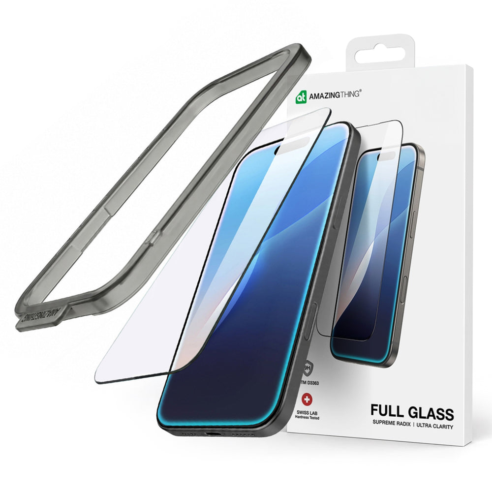AmazingThing Titan Full FusionFilter 7 Helt skærm af hærdet glas til iPhone 17