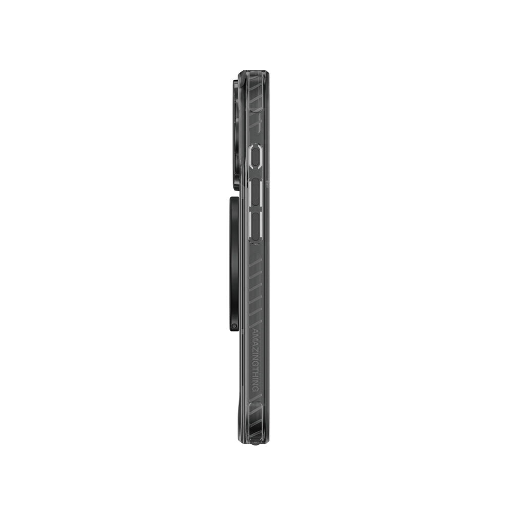 AmazingThing Titan Pro Grip Ring Set Case til iPhone 17 Pro Kompatibel med MagSafe - sort
