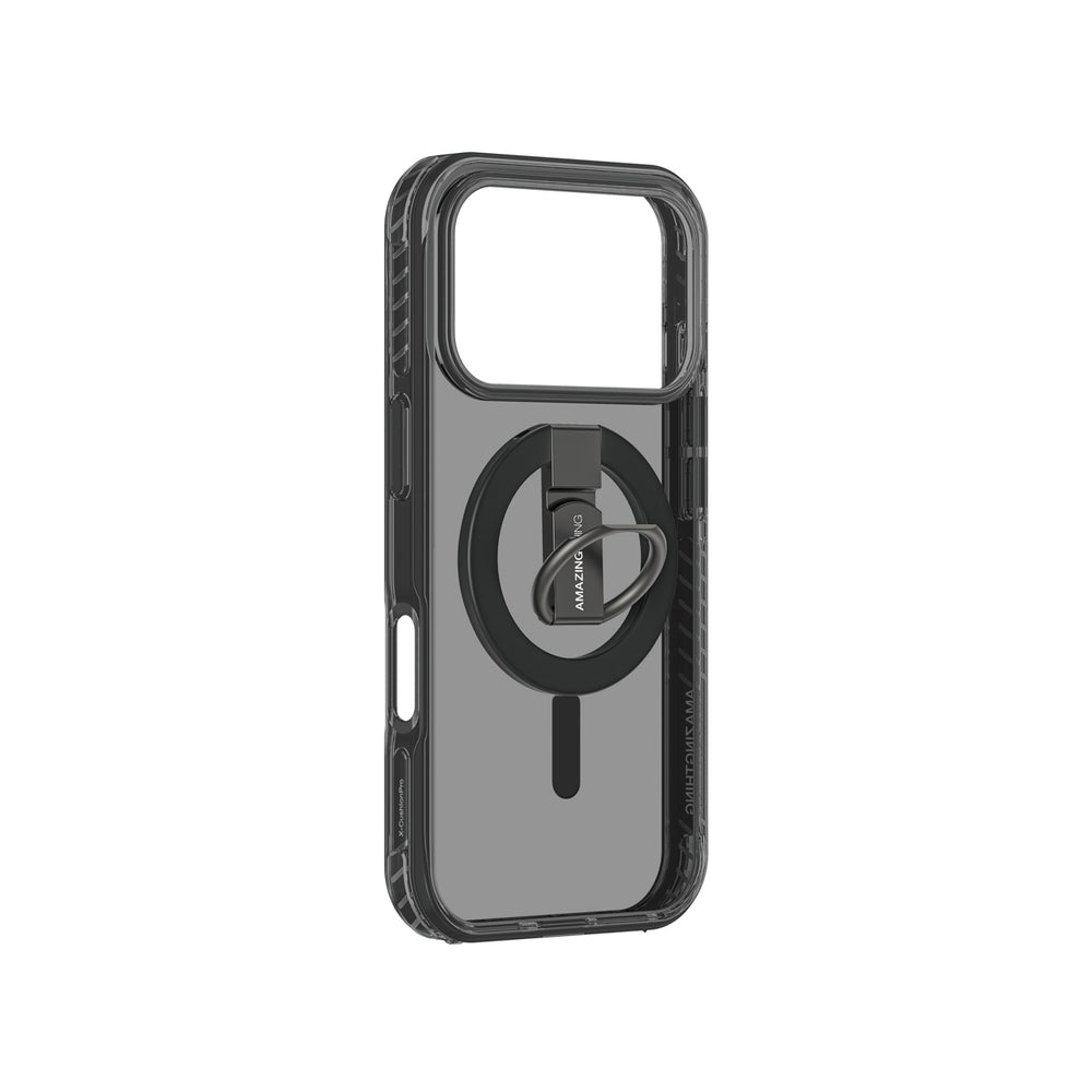 AmazingThing Titan Pro Grip Ring Set Case til iPhone 17 Pro Max Kompatibel med MagSafe - sort
