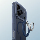 AmazingThing Titan Pro Grip Ring Set Case til iPhone 17 Pro Kompatibel med MagSafe - Blå