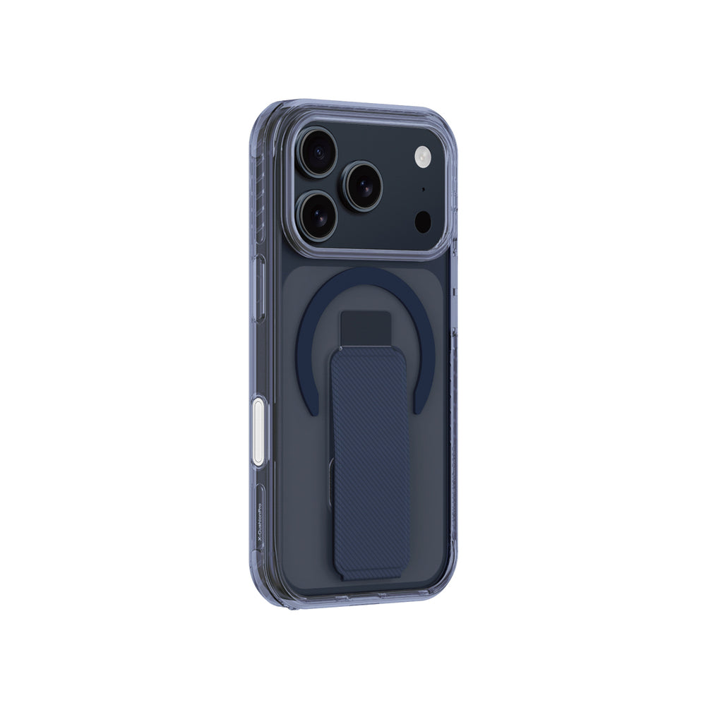 AmazingThing Titan Pro Holder Case til iPhone 17 Pro Max Kompatibel med MagSafe - Blå