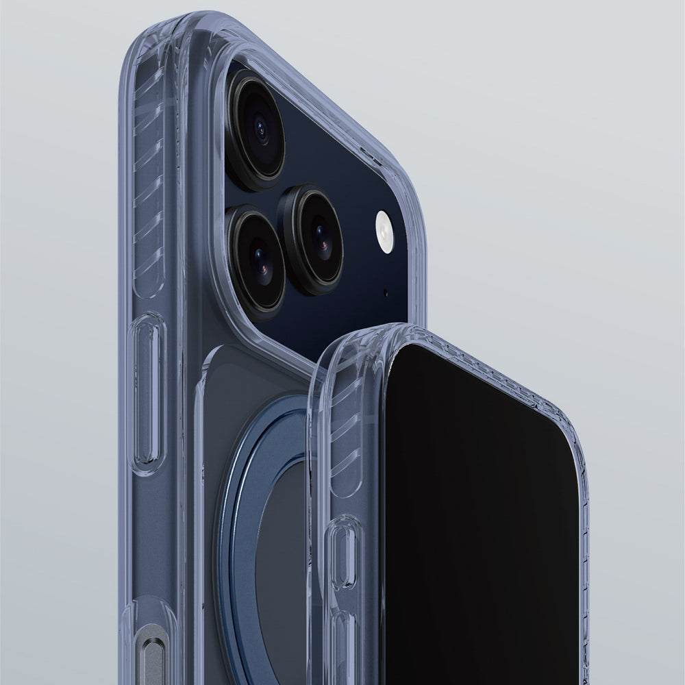 AmazingThing Titan Pro MagSpin Case til iPhone 17 Pro Kompatibel med MagSafe - Blå