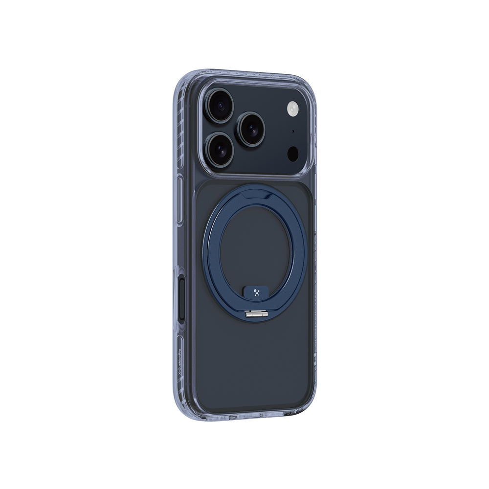 AmazingThing Titan Pro MagSpin Case til iPhone 17 Pro Max Kompatibel med MagSafe - Blå