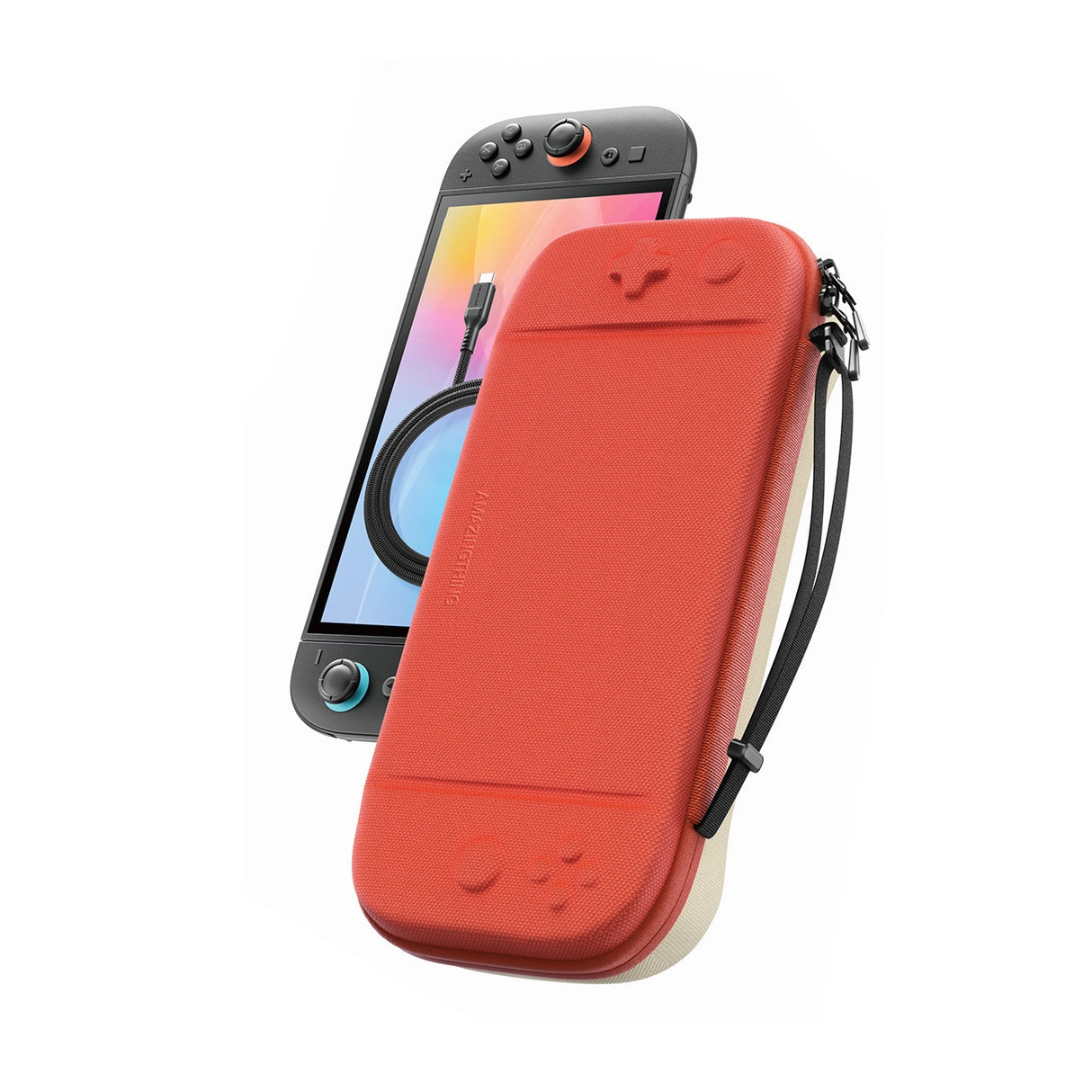 AmazingThing PlayShield EDC beskyttende sag til Nintendo Switch 2 - Rød