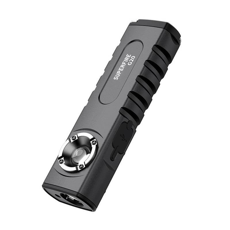 Multifunktionel lommelygte SuperFire G20, 470lm, USB