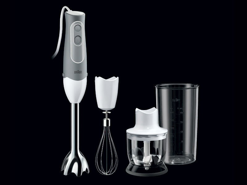 Braun MQ 525 0,6 L Nedsænkning blender 600 W Grå, Hvid