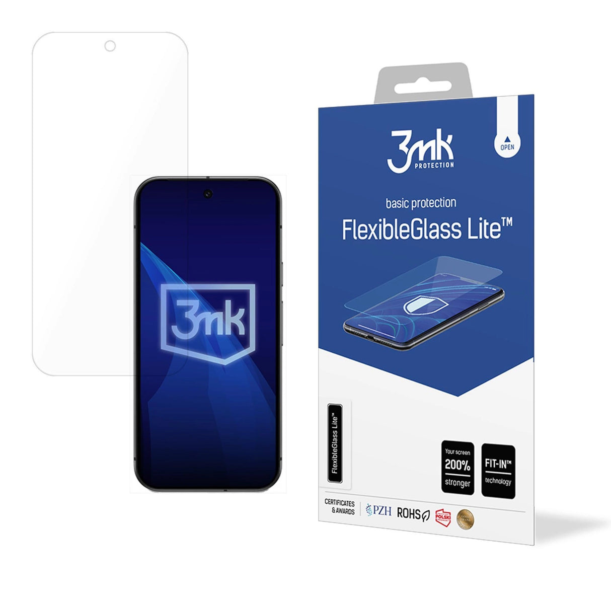 3mk FlexibleGlass Lite Hybrid Glass til Google Pixel 10 / 10 Pro