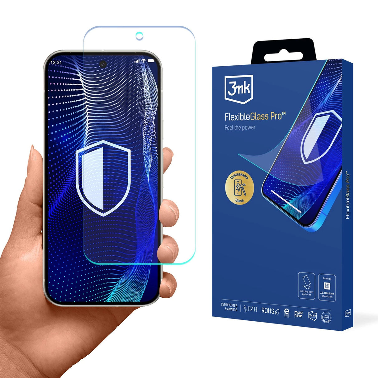 3mk FlexibleGlass Pro Hybrid Glass til Google Pixel 10 / 10 Pro
