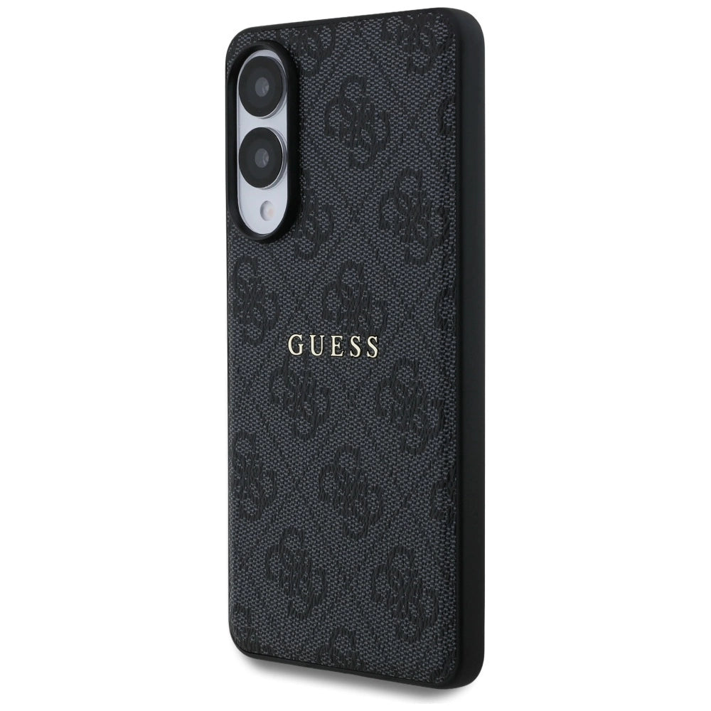 Guess 4G Ring Classic Logo MagSafe Case til Samsung Galaxy S25 Edge - sort