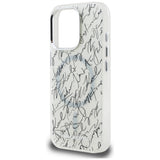 Karl Lagerfeld IML Karl Script Pattern MagSafe Case for iPhone 16 Pro Max - White