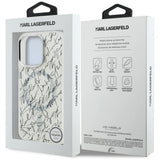 Karl Lagerfeld IML Karl Script Pattern MagSafe Case for iPhone 16 Pro Max - White