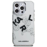 Karl Lagerfeld IML Sketched Graphic Case for iPhone 16 Pro - Clear