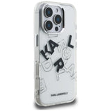 Karl Lagerfeld IML Sketched Graphic Case for iPhone 16 Pro - Clear