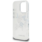 Karl Lagerfeld IML Sketched Graphic Case for iPhone 16 Pro - Clear