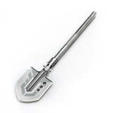 Wozinsky WSS-211 overlevelses bushcraft skovl multifunktionel knivbryder flint fløjte harpun - grå