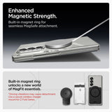 Spigen AirSkin Mag MagSafe Case for Samsung Galaxy Z Fold 7 - Clear and White