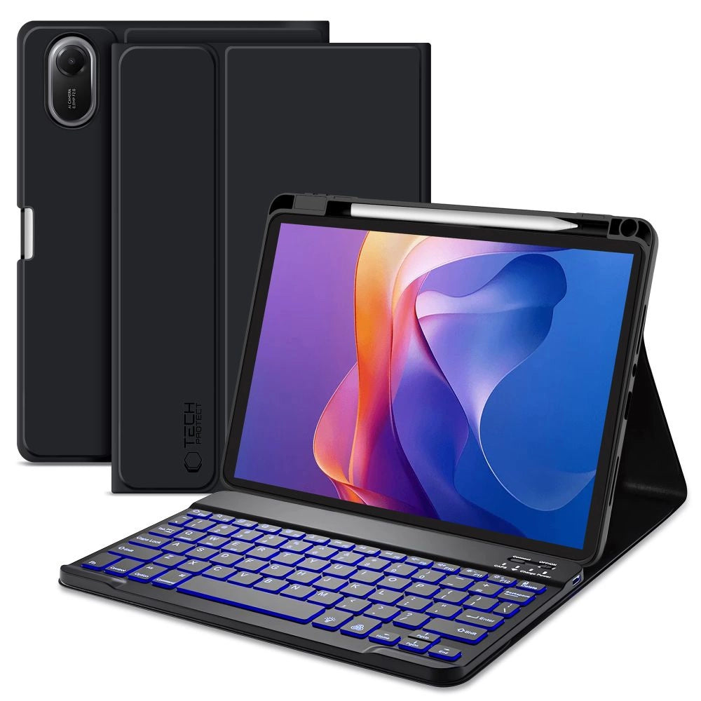 Tech-Protect SC Pen Case til Xiaomi Redmi Pad 2 11.0 med tastatur - sort
