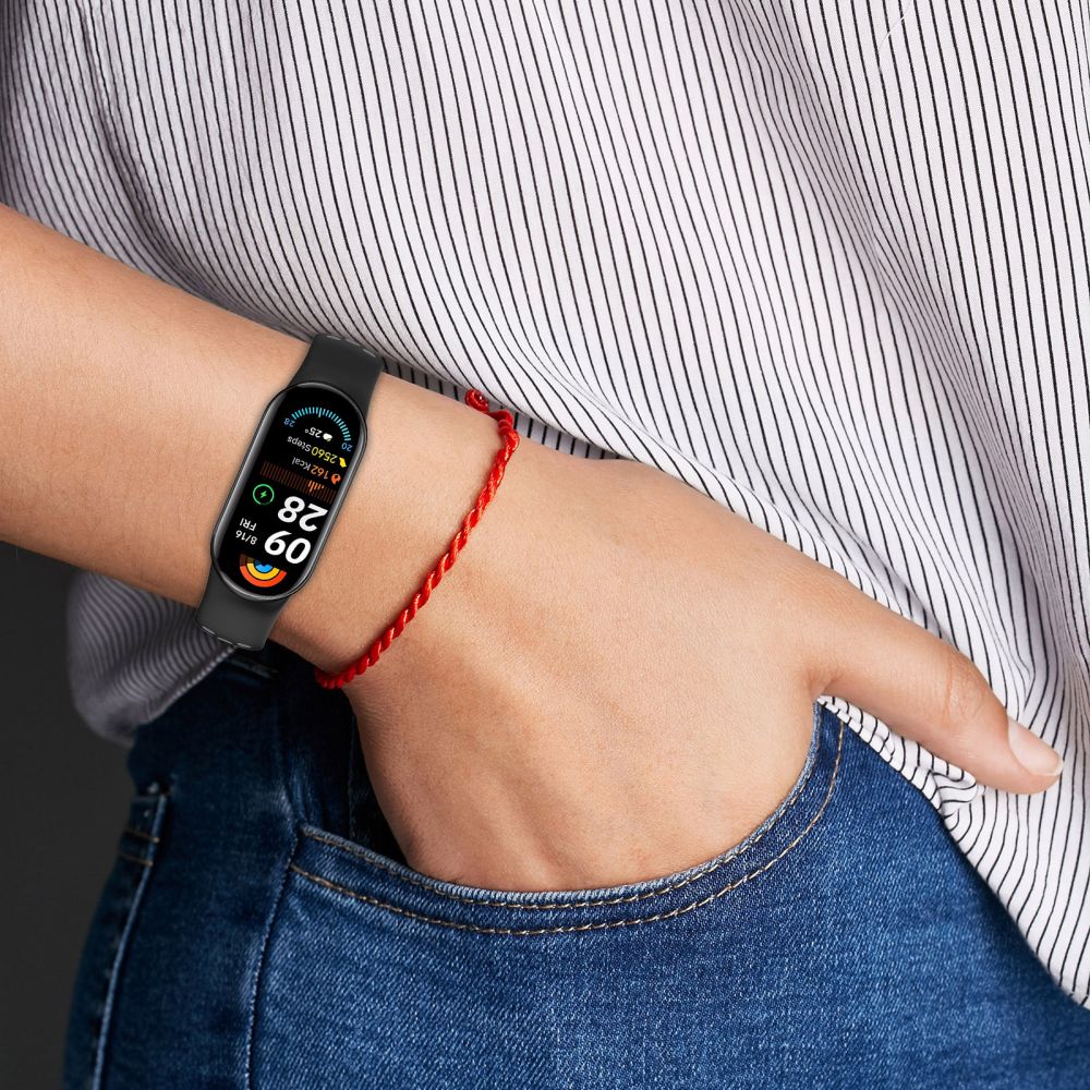 Tech-Protect IconBand Air Strap til Xiaomi Smart Band 8 / 9 / 10 / NFC - sort og grå
