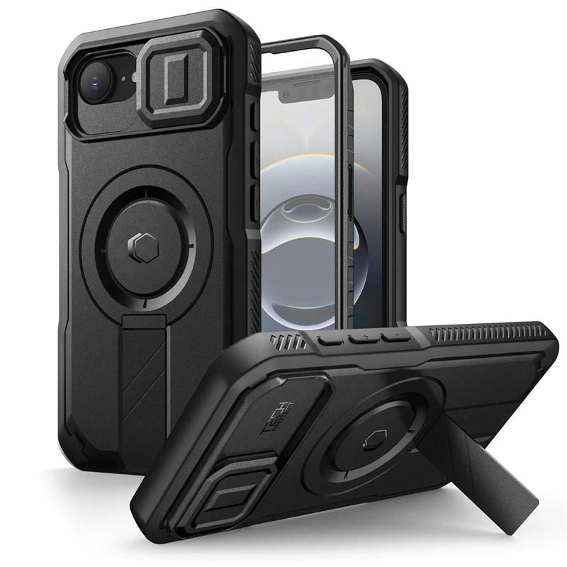 Tech-Protect Kevlar Magsafe Case til iPhone 16e - sort