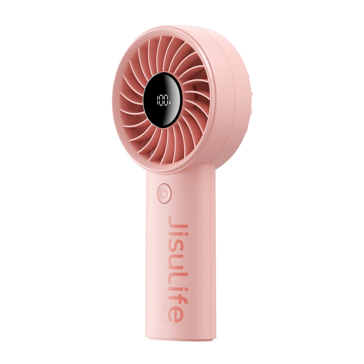 Jisulife håndholdt ventilator Life4 3600mAh bærbar USB-ventilator - Pink