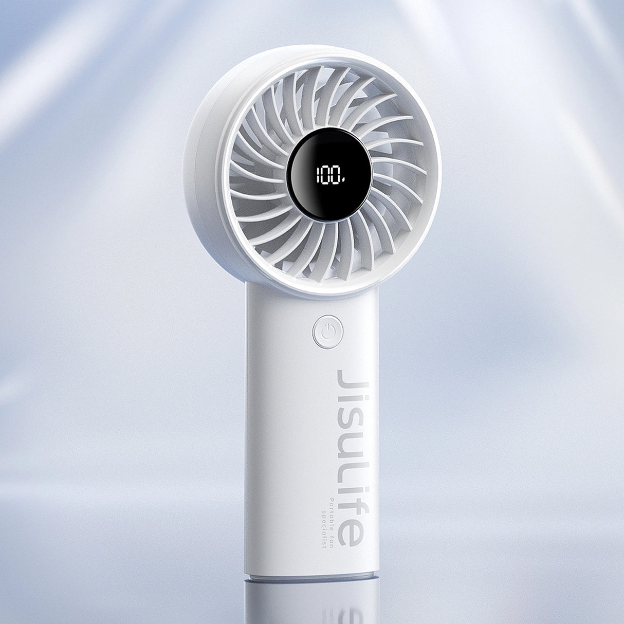 Jisulife håndholdt ventilator Life4 3600mAh bærbar USB-ventilator - Grå
