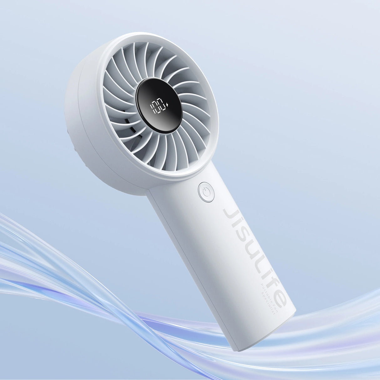 Jisulife håndholdt ventilator Life4 3600mAh bærbar USB-ventilator - Grå