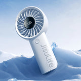 Jisulife håndholdt ventilator Life4 5000mAh bærbar USB-ventilator - grå