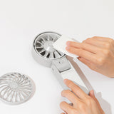 Jisulife håndholdt ventilator Life7 3600mAh bærbar USB-ventilator - Grå