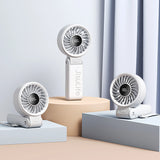 Jisulife håndholdt ventilator Life7 3600mAh bærbar USB-ventilator - Grå