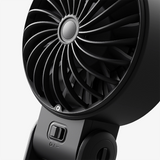 Jisulife håndholdt ventilator Life7 3600mAh bærbar USB-ventilator - sort