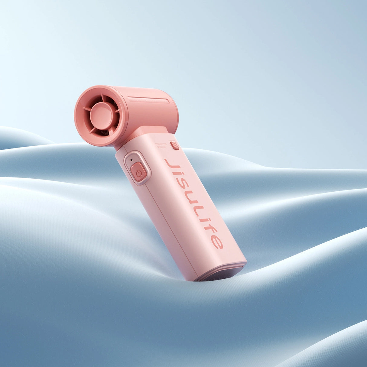 Jisulife håndholdt ventilator Life9 3600mAh bærbar mini blæser USB-ventilator - Pink