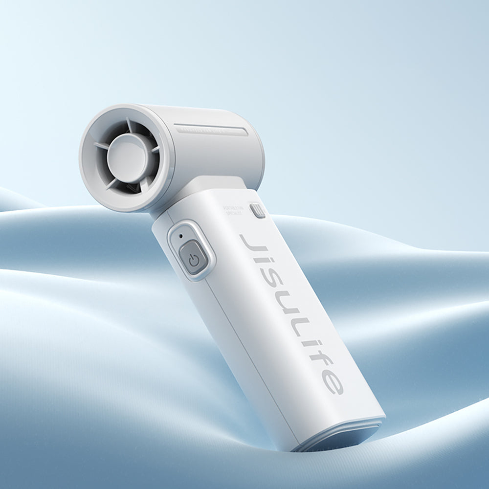 Jisulife Håndholdt Ventilator Life9 3600mAh Bærbar Mini Blæser USB Ventilator - Grå