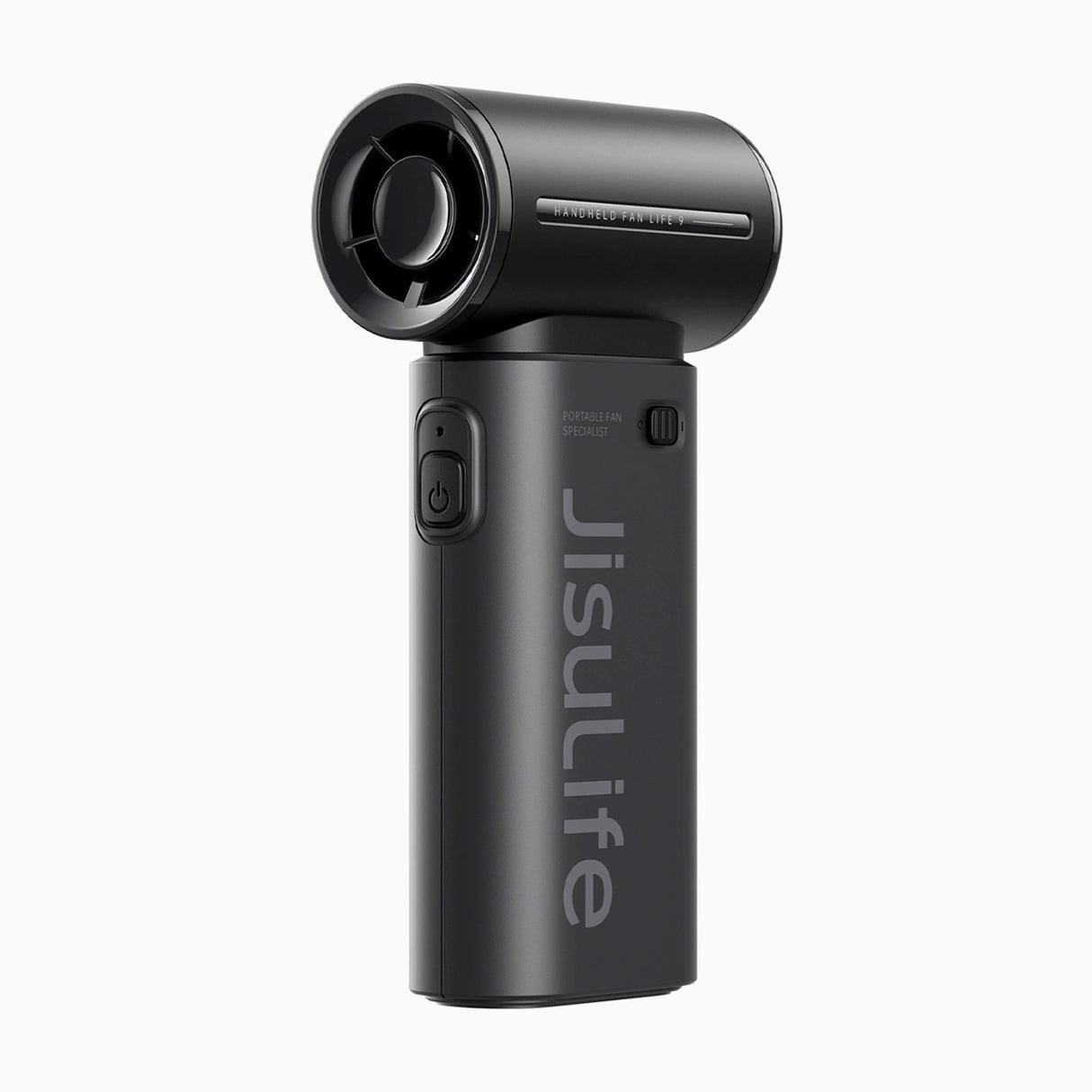 Jisulife håndholdt ventilator Life9 3600mAh bærbar mini blæser USB-ventilator - sort